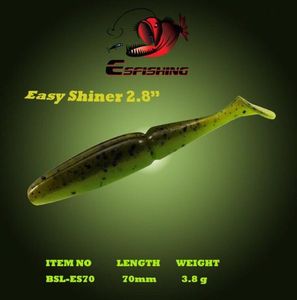 Lures Esfishing Easy Shiner 70mm Charteux