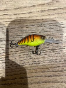 Lures Caperlan Crankbait 60F orange tiger
