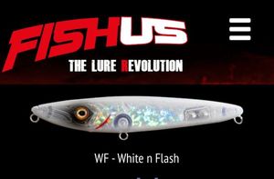 Lures Fishus by lorenzo Espetit 140 White N Flash
