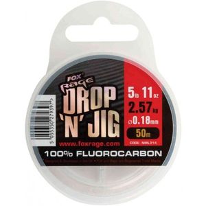 Bas de Ligne Fox Rage Fluorocarbon drop N'jig 0.40mm