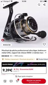 Reels null Moulinet 1000 