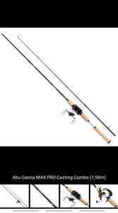 Rods Abu Garcia Abu garcia MAX PRO casting combo 