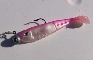 Lures null Shad rose/blanc