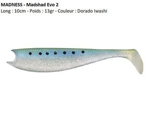 Lures Madness MADSHAD EVO 2 100 (Dorado Iwashi)