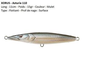 Lures Xorus ASTURIE 110 (Mulet)