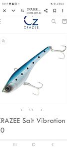 Lures Crazee Salt vibration