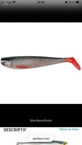 Lures Fox Rage Zander pro shad 12CM
