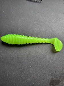 Lures Keitech SWING IMPACT FAT CLEAR CHARTREUSE GLOW 3.8