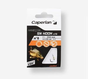 Hooks Caperlan Hameçons montés Carpe au coup Spéciale Pellets SN HOOK PELLETS