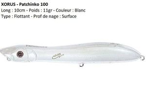 Lures Xorus PATCHINKO 100 (Blanc)