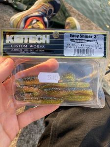 Lures Keitech Easy shiner 3 Smoky yellow