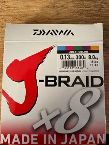 Lines Daiwa Tresse 8kg multicolore