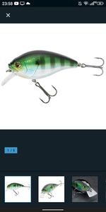 Lures Caperlan Cranckbait shallow crksr 70f