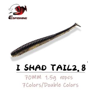 Lures Esfishing I shad tail 2.8'