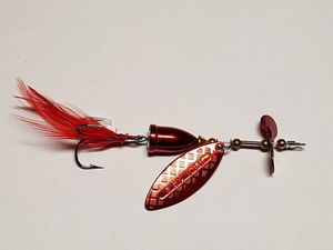 Lures Balzer COLONEL PROPELLER - RED - 11g