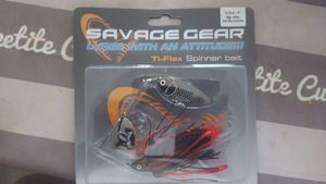 Lures Savage Gear spinner bait Ti Flex 24g 12.5cm  (black widow)