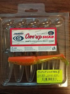 Lures Sawamura One' up shad 5''