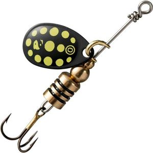 Lures Caperlan CUILLER WETA + n"2 noir points jaune