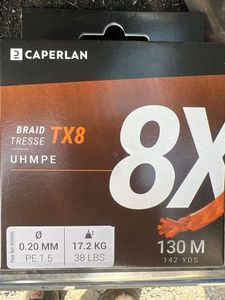 Lines Caperlan TX8 tresse orange