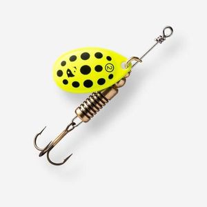 Lures Caperlan Cuillère tournante WETA N°2 - Jaune points noirs