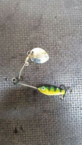 Lures Jig Power Micro spinner 5gr coloris perche 