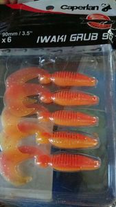 Lures Caperlan iwaki grub 90