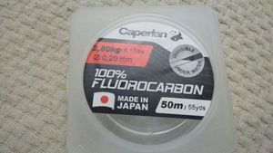 Lines Caperlan Fluorocarbon .20 6,17 lbs