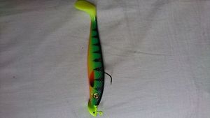 Lures Fox Rage Pro shad fire tiger
