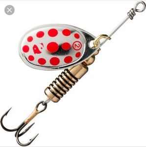Lures Caperlan WETA + - SILVER RED DOTS - N°2
