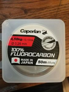 Bas de Ligne Caperlan Fluorocarbon 25/100e Caperlan 4,58kg 