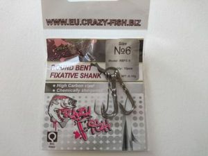 Hooks Crazy fish  Fixative Shank 
