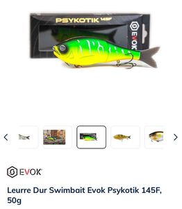 Lures Evok Swimbait Psykotik 145F