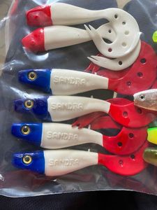 Lures Delalande Sandra 12 cm bleu blanc rouge 30 ans du SANDRA DELALANDE 