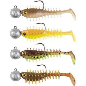 Lures Fox Rage Kit Leurres Souples Armés Fox Rage Ultra Uv Micro Spikey Loaded Lure Pack