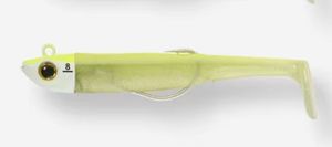 Lures Caperlan Leurre souple Texan Jaune Fluo Caperlan