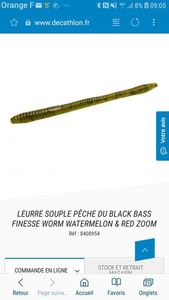 Lures Zoom finess worm