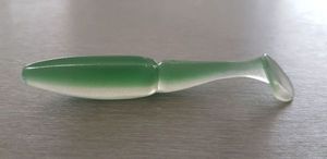 Lures Sawamura One up shad 4" ghost green #113