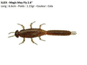 Lures Illex MAGIC MAY FLY 2.6’’ (Cola)