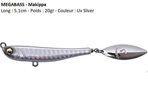 Lures Megabass MAKIPPA (Uv Sliver)