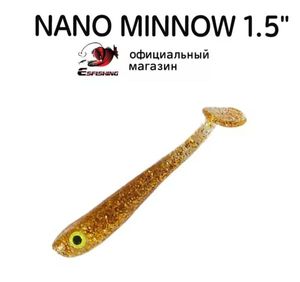 Lures Esfishing Nano minnow 38mm doré 