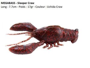 Lures Megabass SLEEPER CRAW 3 (Uchida Craw)