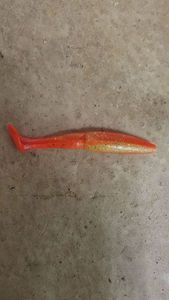 Lures Sawamura One up shad evolution orange 