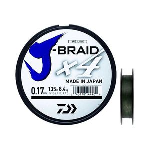 Lines Daiwa Tresse Daiwa J-Braid x4 0.19 10.2kg