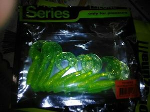 Lures B zone Twister chartreuse 5,5cm
