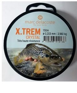 Lines Marc Delacoste NYLON X-TREM CRYSTAL 150 M  Diam: 0,121 mm