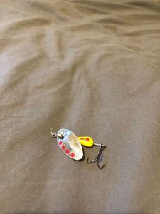 Lures null Cuillère truite jaune à point rouge