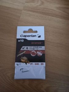 Hooks Caperlan 10 Hameçons bronze n°6 Caperlan
