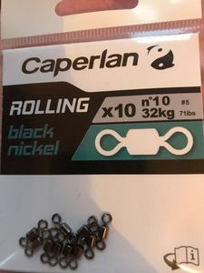 Accessories Caperlan Rolling Black Nickel