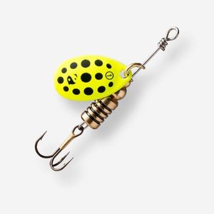 Lures Caperlan Cuillère tournante WETA N°1 - Jaune points noirs