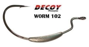 Hooks Decoy Hameçon Worm 102 H4/0 1,5Grs 